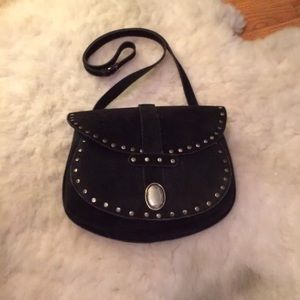 Vintage crossbody saddle bag. Very unique!